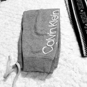 Calvin Klein gray woman’s sweatpants.